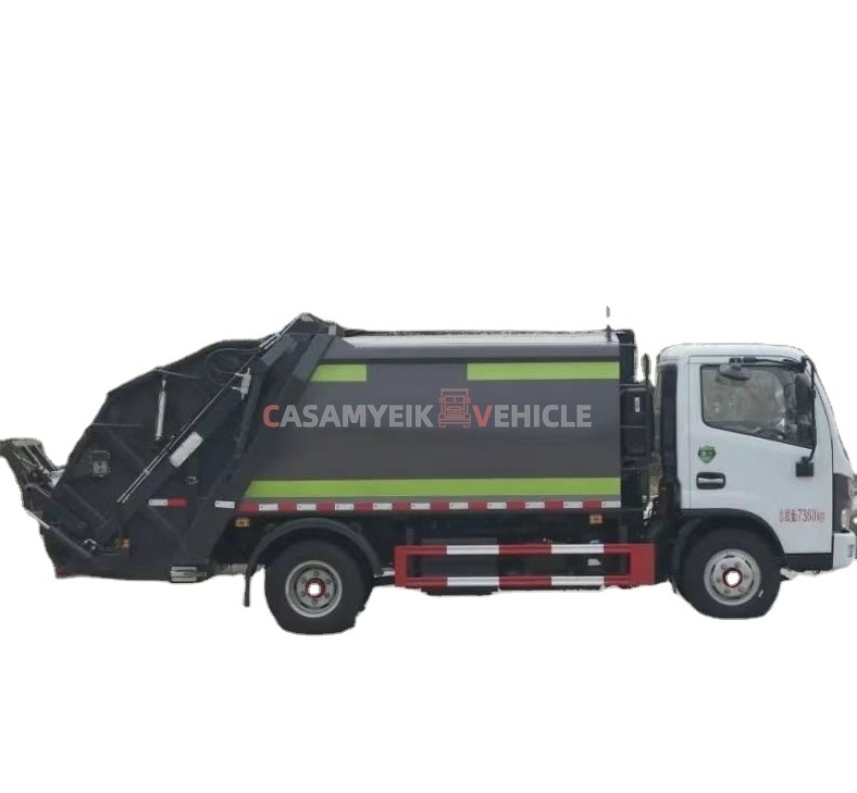 Hot sale good quality 4x2 Foton Aumark 5tons mini waste compactor garbage truck