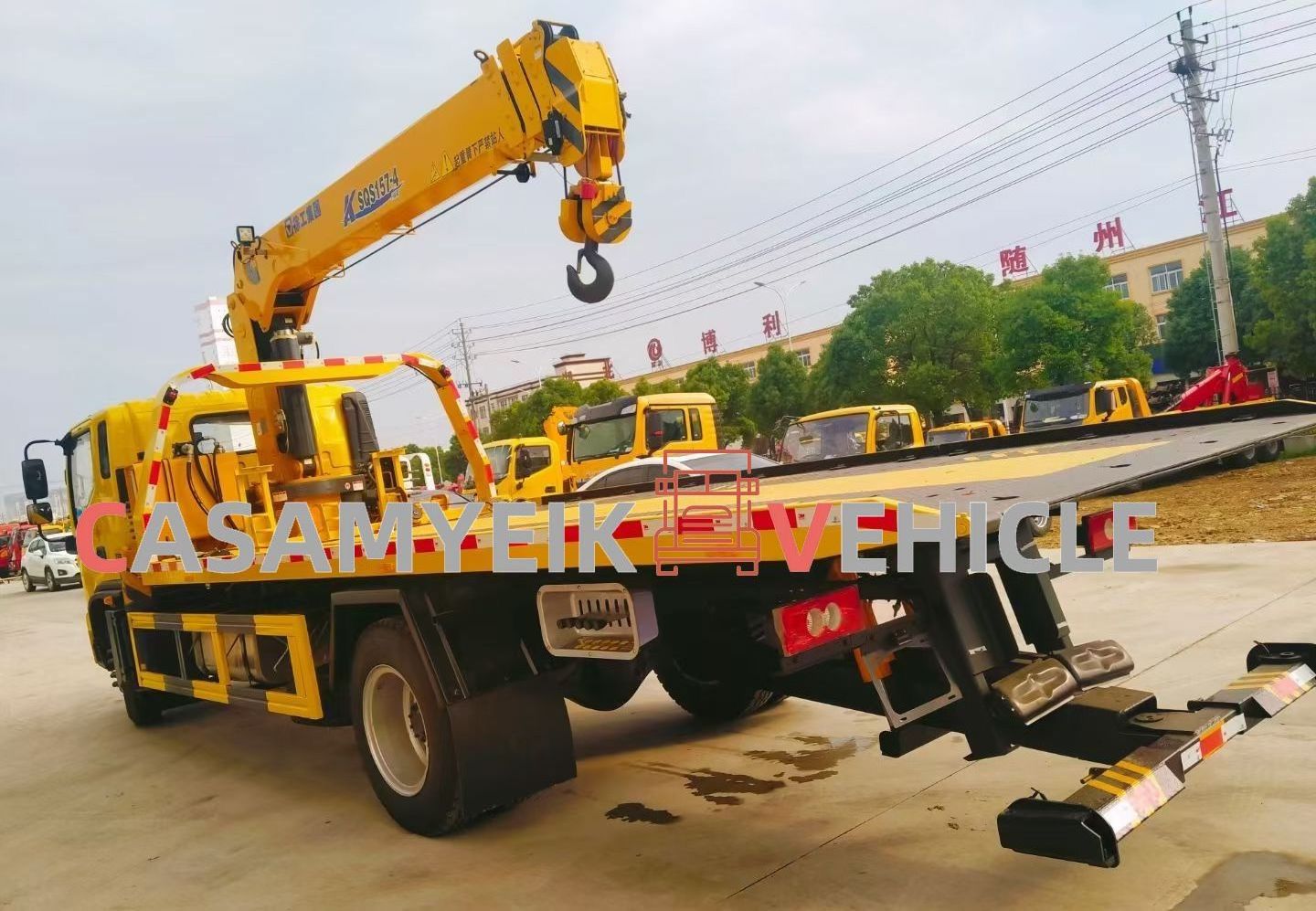 FOTON IZUSU HOWO JAC Heavy long bed 7m Road Rescue rotator slide wrecker tow truck