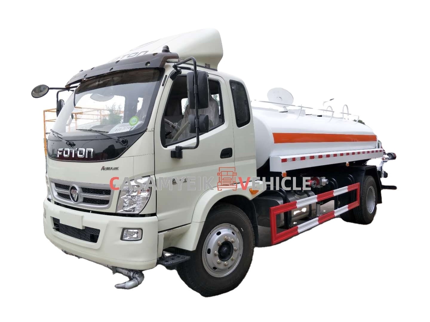 Best price FOTON Euro 3 5000L water tank truck with stainless steel gallon sprinkler spray