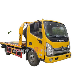 Foton IZUSU HOWO 3ton multifunction plat form light duty flatbed wrecker tow truck