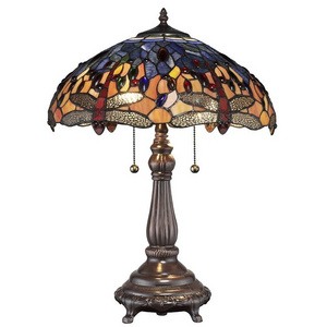 Nordic Antique Luxury Stained Glass Home Decoration Lamp Lamp Shade Vintage Bedside Night Decoration Light Tiffany Table Lamp