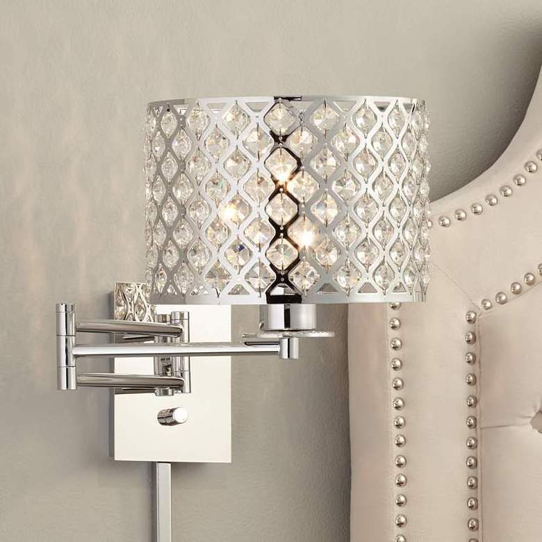 Modern Crystal Art Wall Sconce Fixture Bedroom Beside Bed Decoration Use Functional Light Wall Light Fixture wall lamp