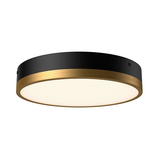 Led Ceiling Light Lamp Downlight Fixtures Etl Certified Ultra Slim Minimalist Round Black And Gold Flush Mount