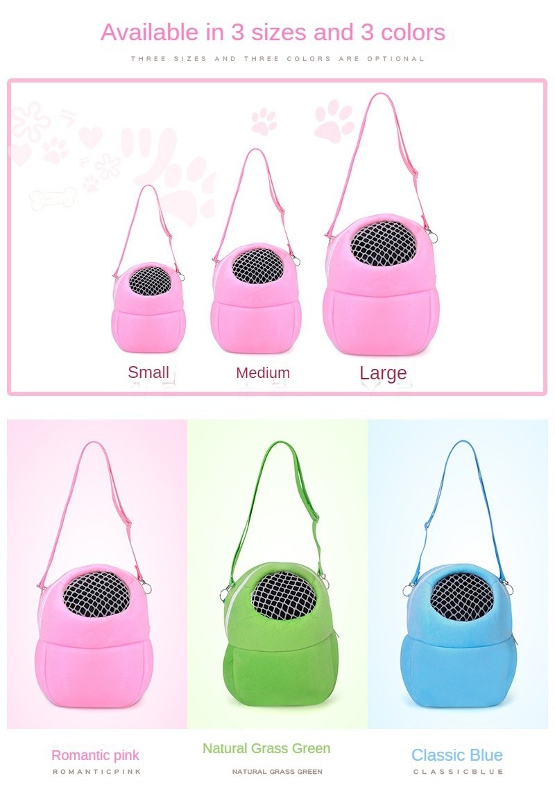 Pet backpack Go out portable squirrel Chinchilla Guinea pig cotton nest mesh breathable hamster shoulder bag