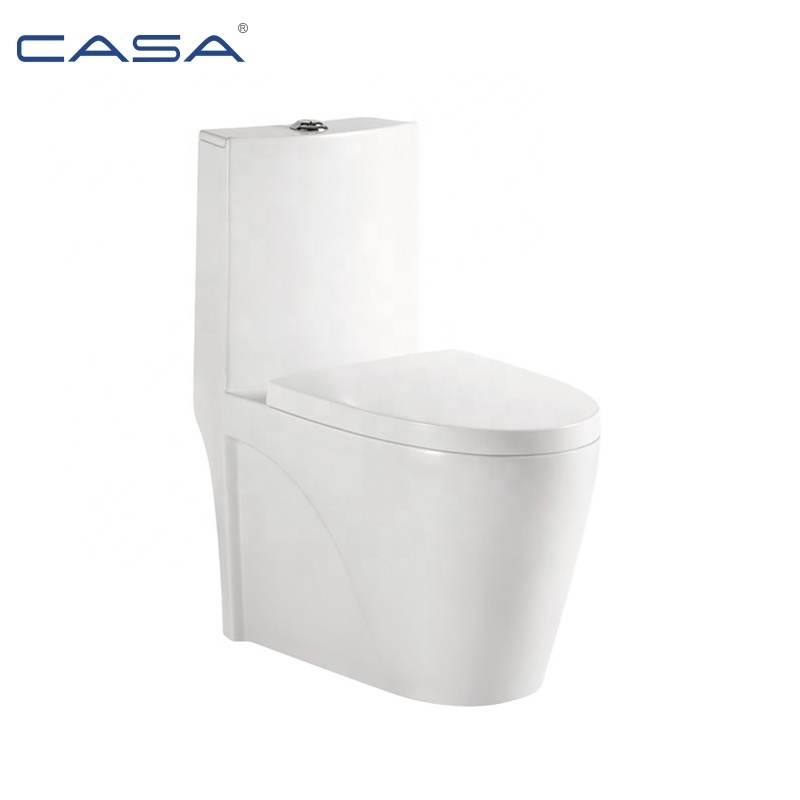 Cupc Sanitary Ware Siphonic S Trap One Piece Bathroom Ceramic Wc Toilets