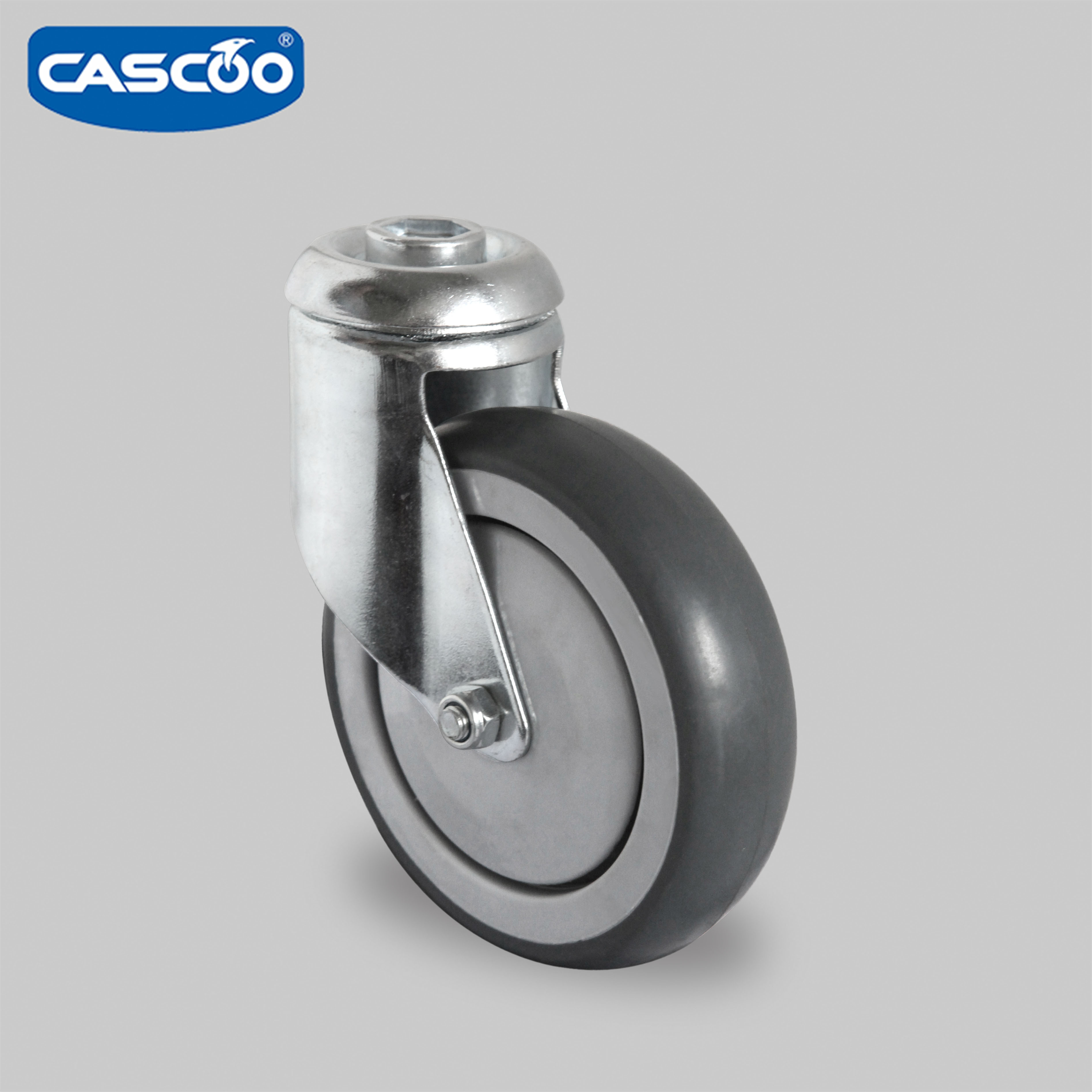 CASCOO low noise supermarket folding wire shopping cart wheels