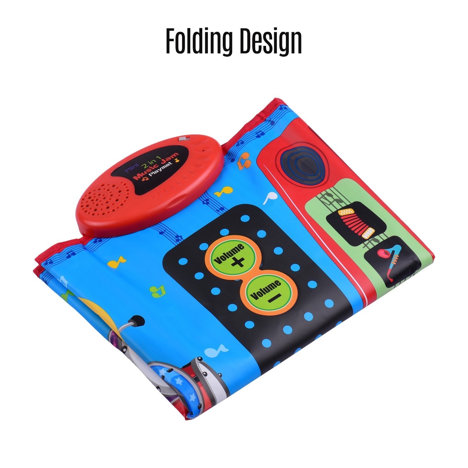 70 * 45cm Electronic Musical Mat Piano and Drum Kit 2-In-1 Music Play Mat Musical  Educational Toys for Kids Children