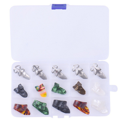 15PCS Guitar Picks For Electric Bass Guitar Mandolin Banjo Ukulele Portable