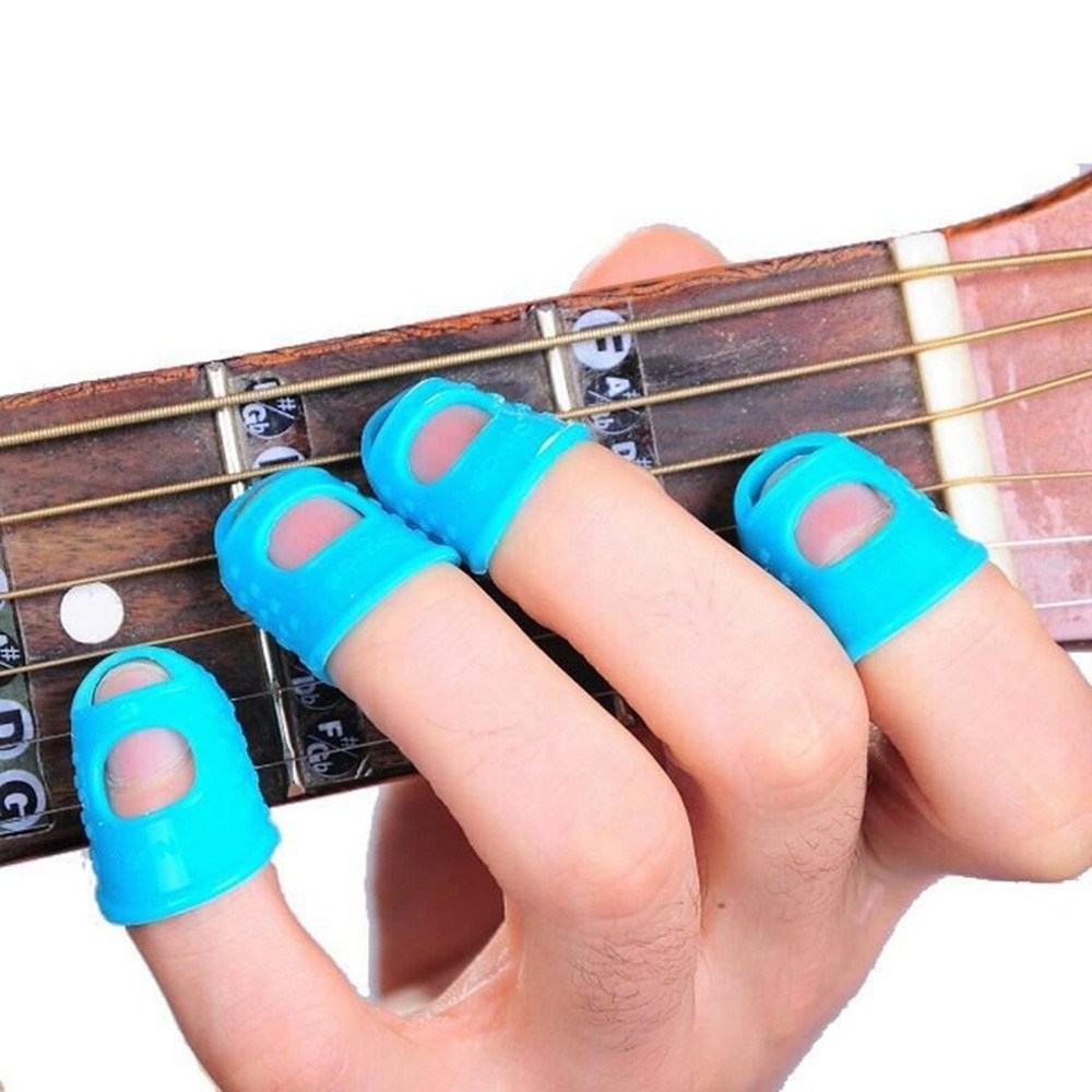 Classical Guitar Accessories Set 3 in 1 Guitar Winder Nylon Strings Fingertip Protectors Guitar Picks for Beginners