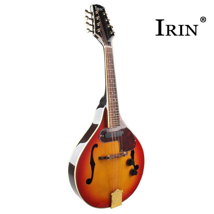 Electric Mandolin Set 8 Strings A Style Electric Mandolin with Strings for Beginners Practice Instruments