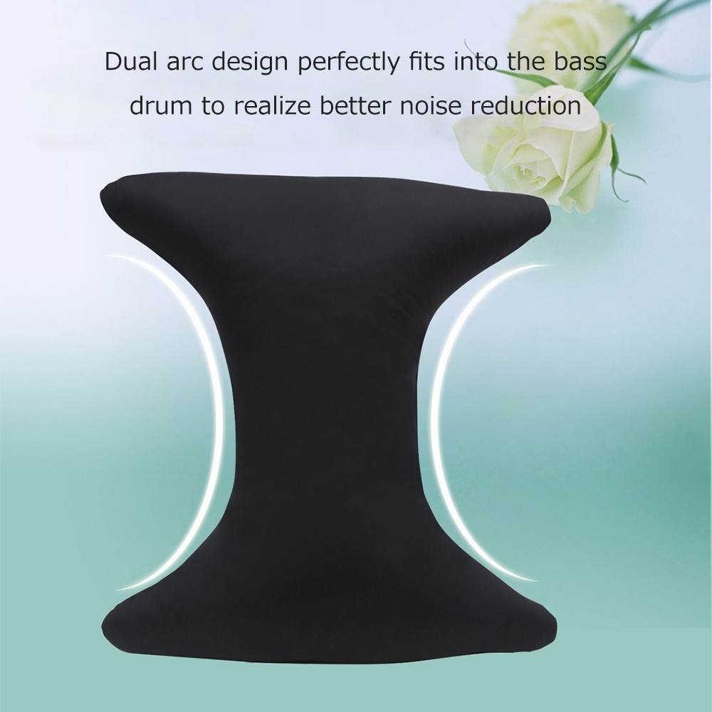 Bass Drum Damper Adhesive Bass Drum Sound-absorbing Pillow Drum Practice Noise Reduction Cushion Pad