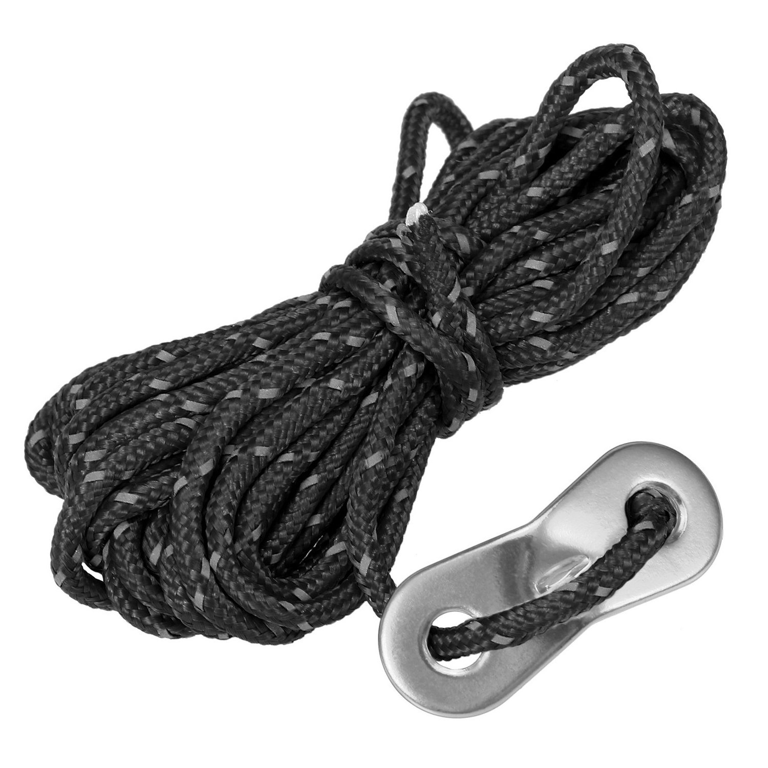 3mm 13ft Tent Cord Tensioner Set Reflective Rope with Adjuster Camping Canopy Tent Guyline