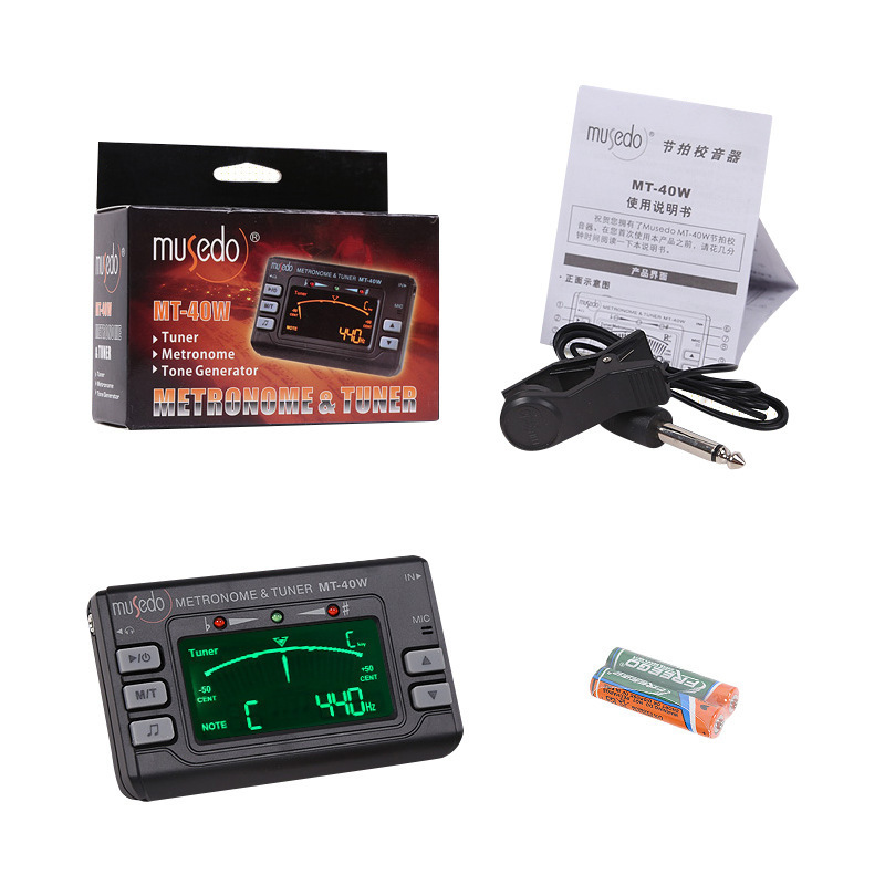 MT-40W Metro-tuner plus Tone Generator Electronic Digital 3 in 1 LCD Saxophone Tuner/Metronome/Tone Generator