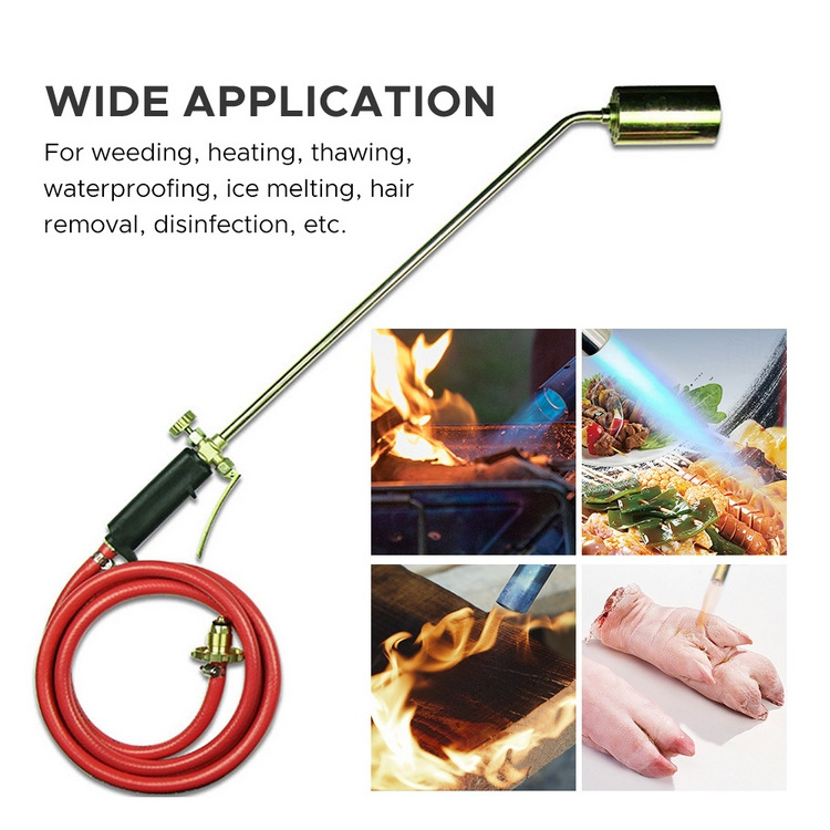 Propane Torch Head for Weed Removal Heating Thawing Waterproofing Ice Melting Hair Removal Disinfection