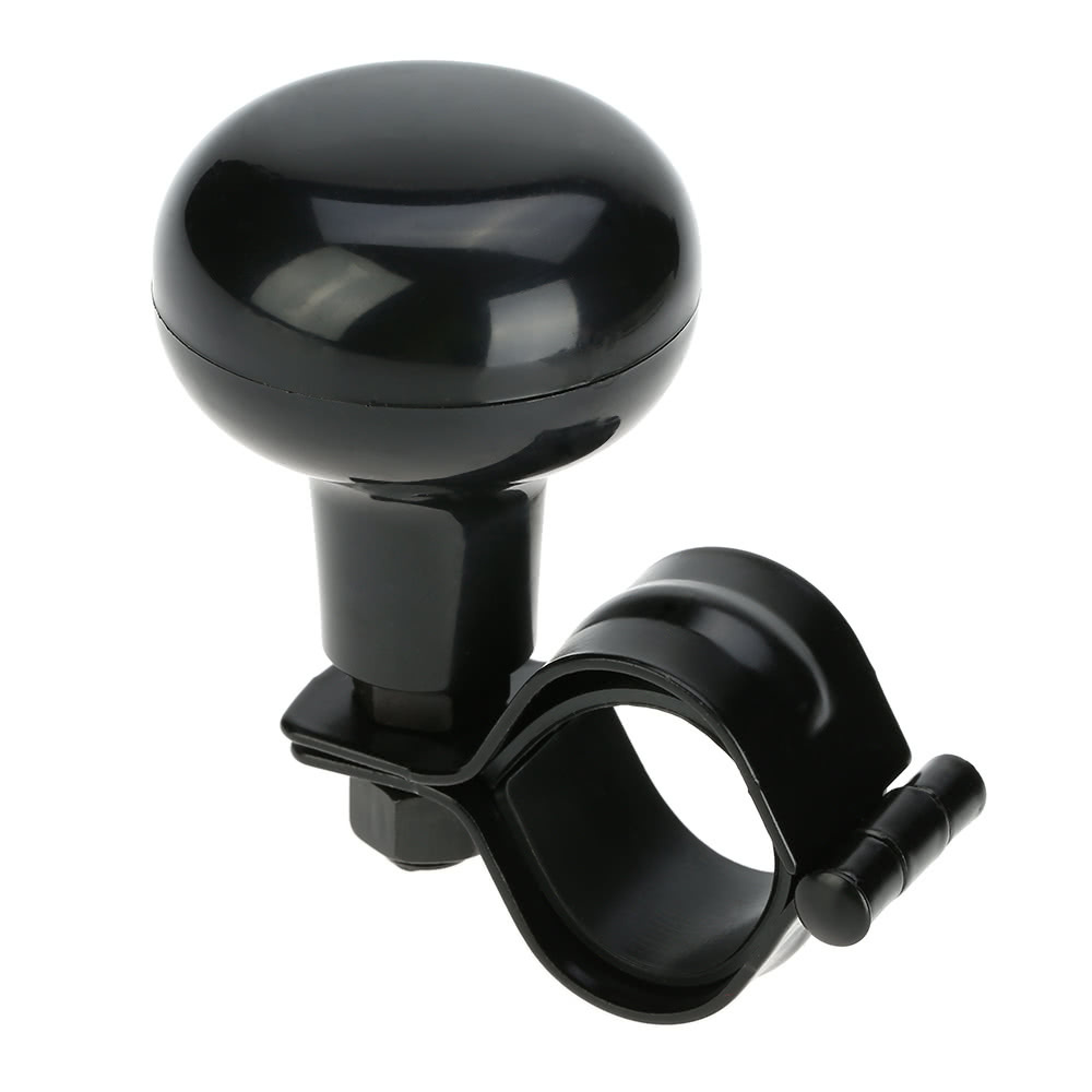 Black Universal Car Heavy Duty Steering Wheel Knob Spinner Handle Knob