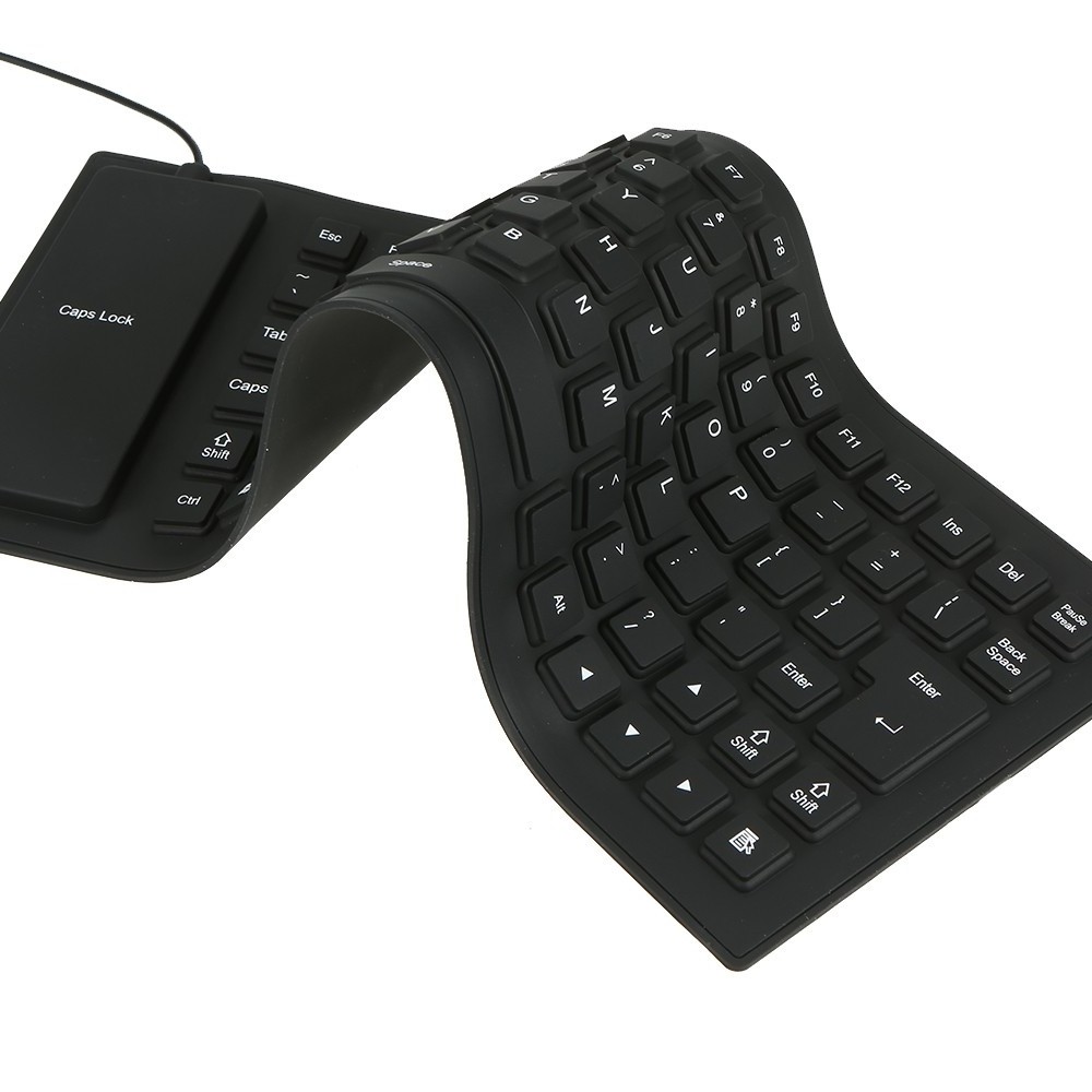 85 Keys Flexible Keyboard USB Interface Foldable and Portable Dustproof Waterproof Quiet