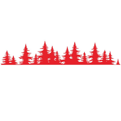 Pine Tree Forest Car Sticker Vinyl Decal Window Car Body Decor Sticker