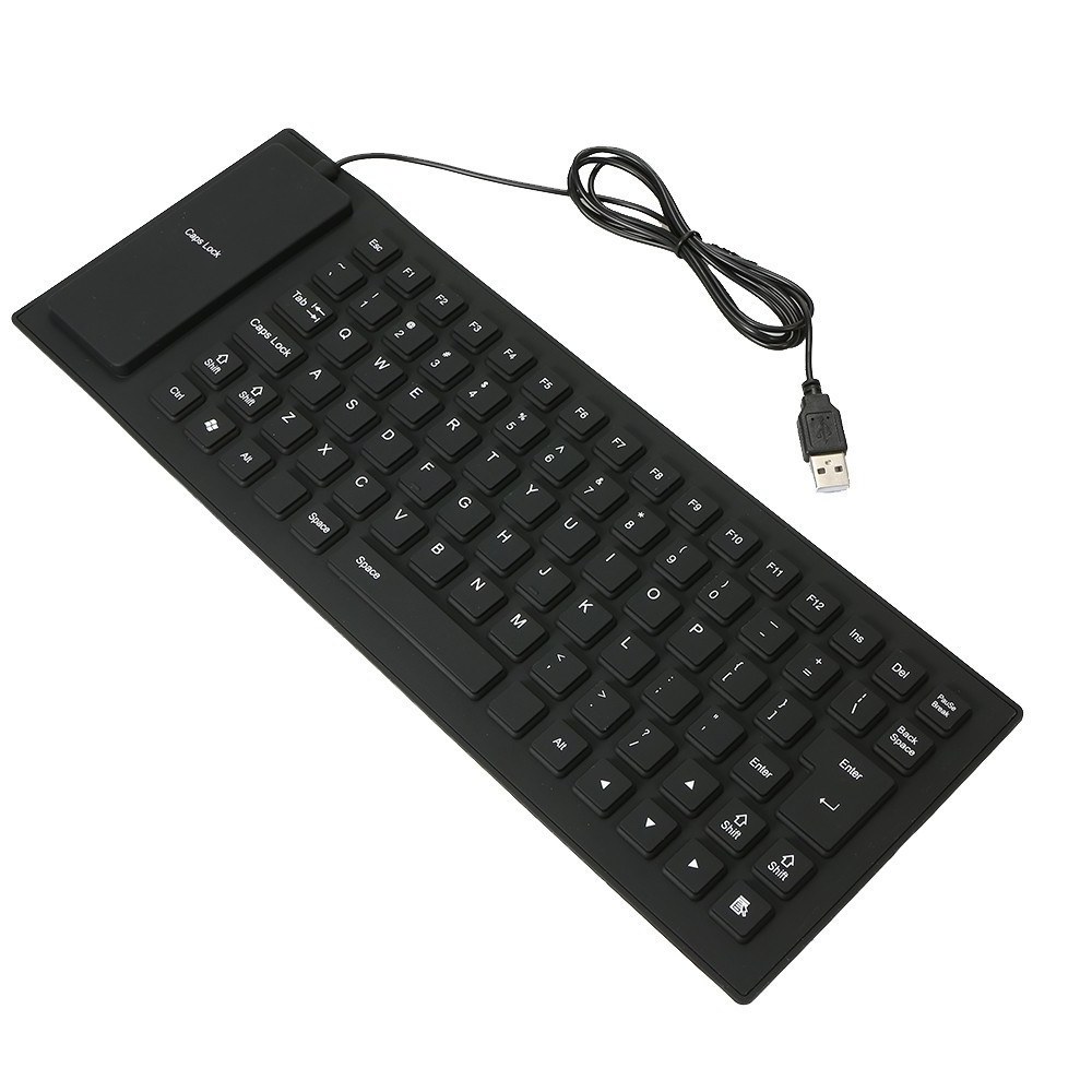 85 Keys Flexible Keyboard USB Interface Foldable and Portable Dustproof Waterproof Quiet