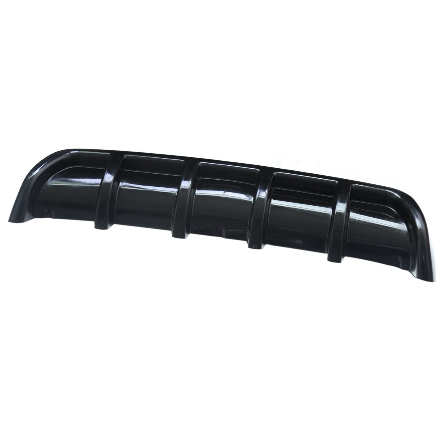 Universal Car Rear Bumper Lip Diffuser 6 Fin Shark Fin Style Car Back Bumper Spoiler Lip Splitter