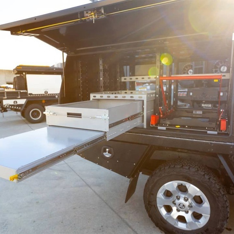 Custom Made Ultimate 4x4 Aluminium Ute Canopy With Dog Cage For Sale