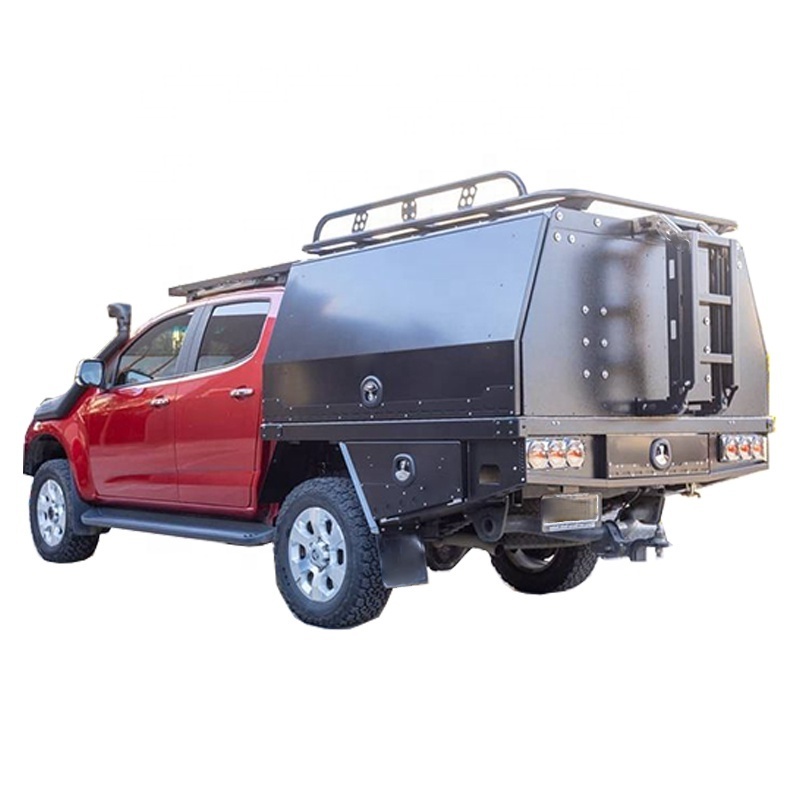 Custom Made Ultimate 4x4 Aluminium Ute Canopy With Dog Cage For Sale