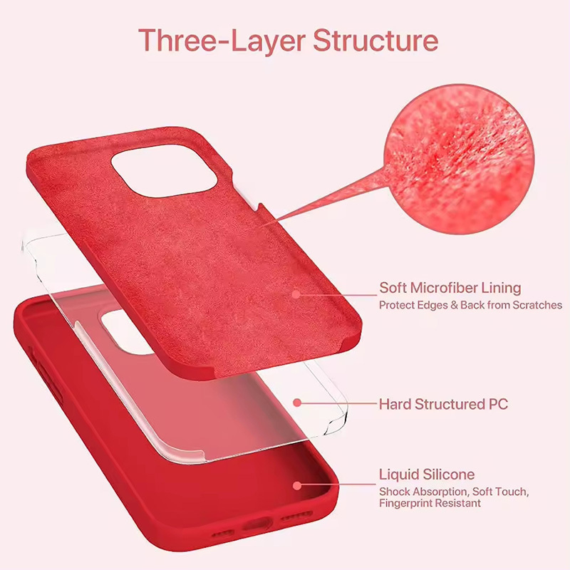 Factory Price Silicone TPU Phone Case Soft Shockproof Cell Phone Protective Cover Case For iPhone 15 14 13