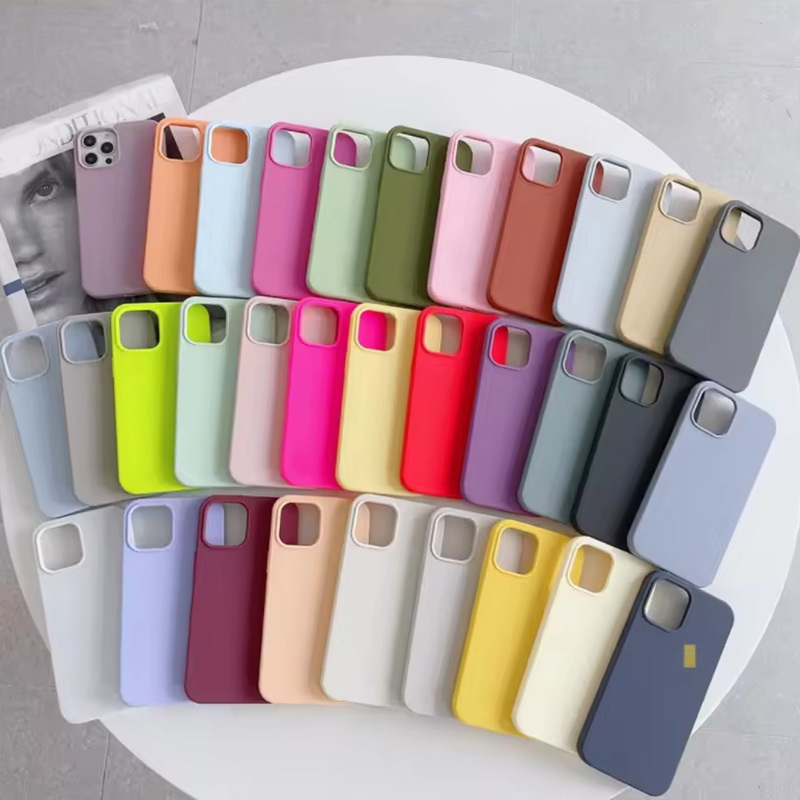 Retail Packaging Multicolor Soft Silicone Shockproof Protective Phone Case For IPhone 15 14 Pro Max Phone Case