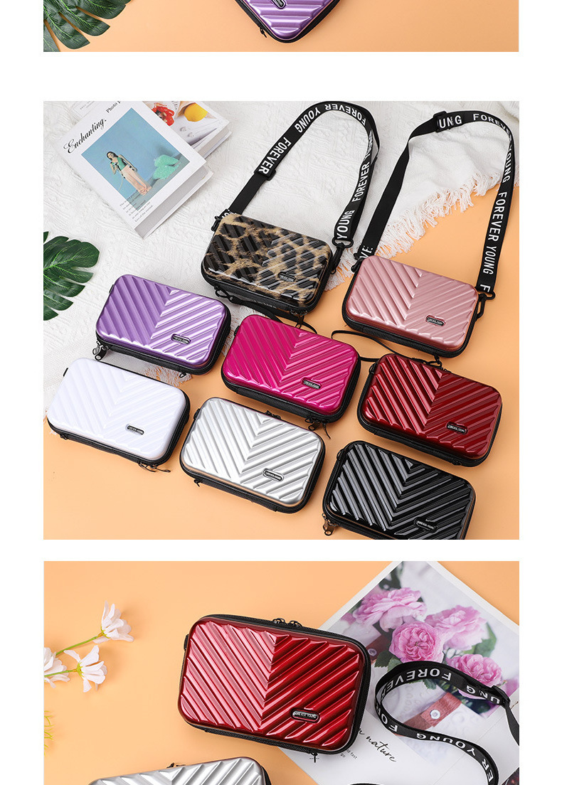 Factory wholesale new mini suitcase crossbody shoulder personality clutch small square bag Korean cosmetic bag