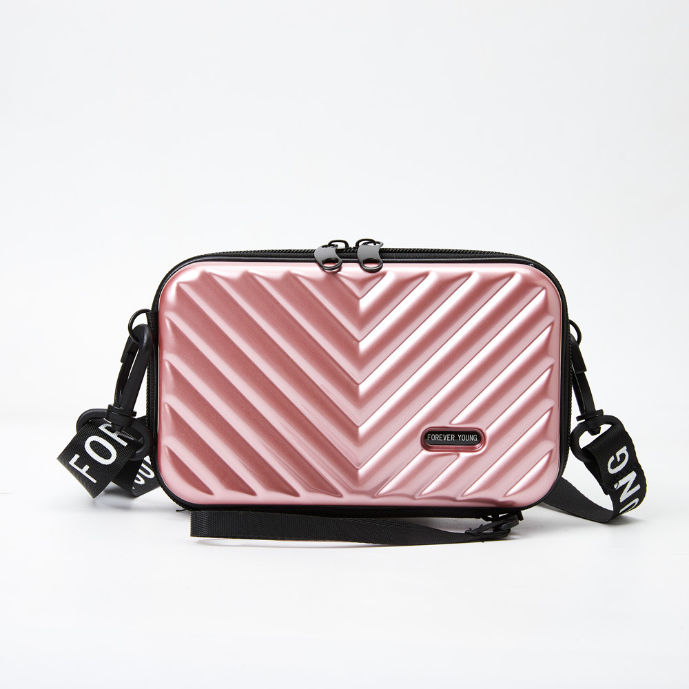 Factory wholesale new mini suitcase crossbody shoulder personality clutch small square bag Korean cosmetic bag