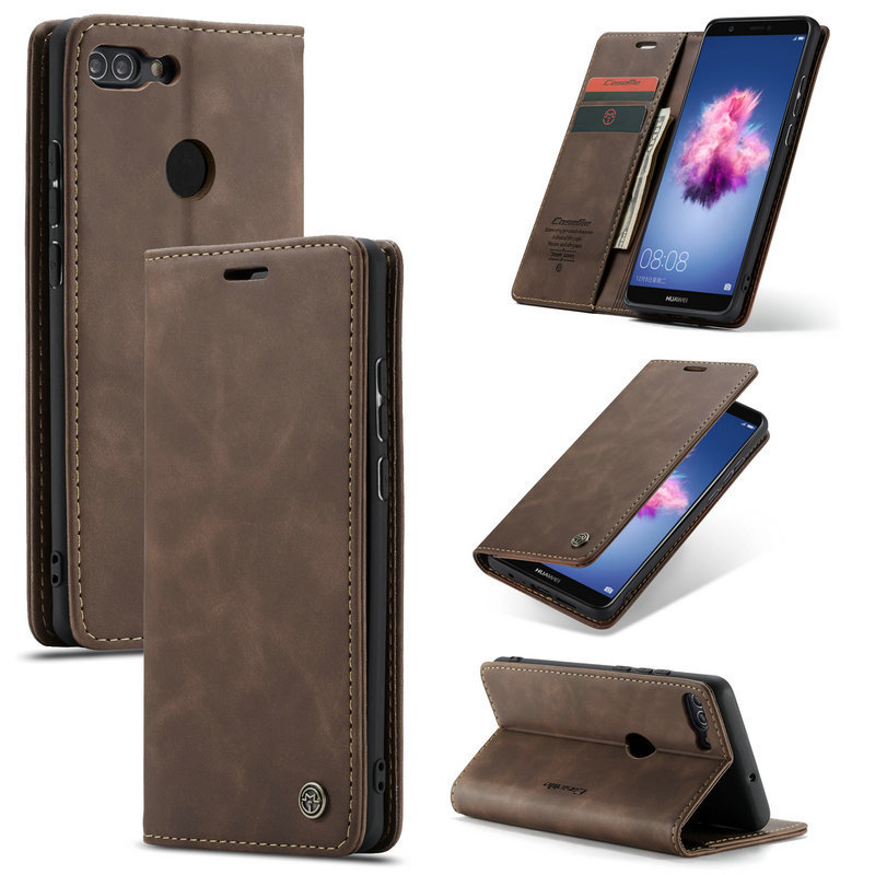 CaseMe Anti-Slip Design for Huawei P Smart Leather Flip Case Mobile Phone Cover for Huawei P Smart 2019 for iPhone 11 Phone Case