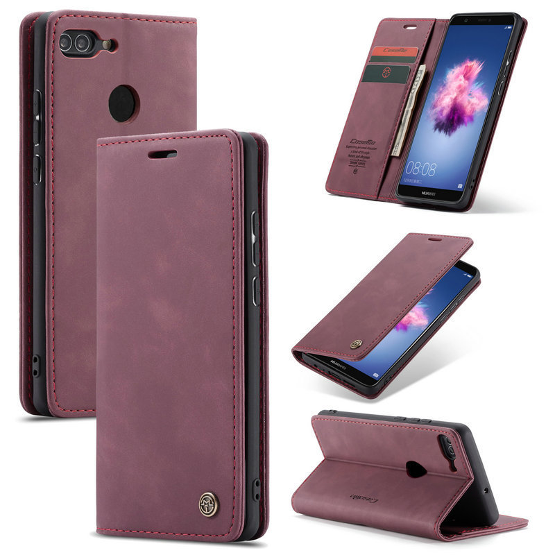 CaseMe Anti-Slip Design for Huawei P Smart Leather Flip Case Mobile Phone Cover for Huawei P Smart 2019 for iPhone 11 Phone Case