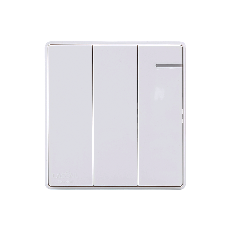 High Quality  PC retardant material wall switch Daily household electrical white light switch