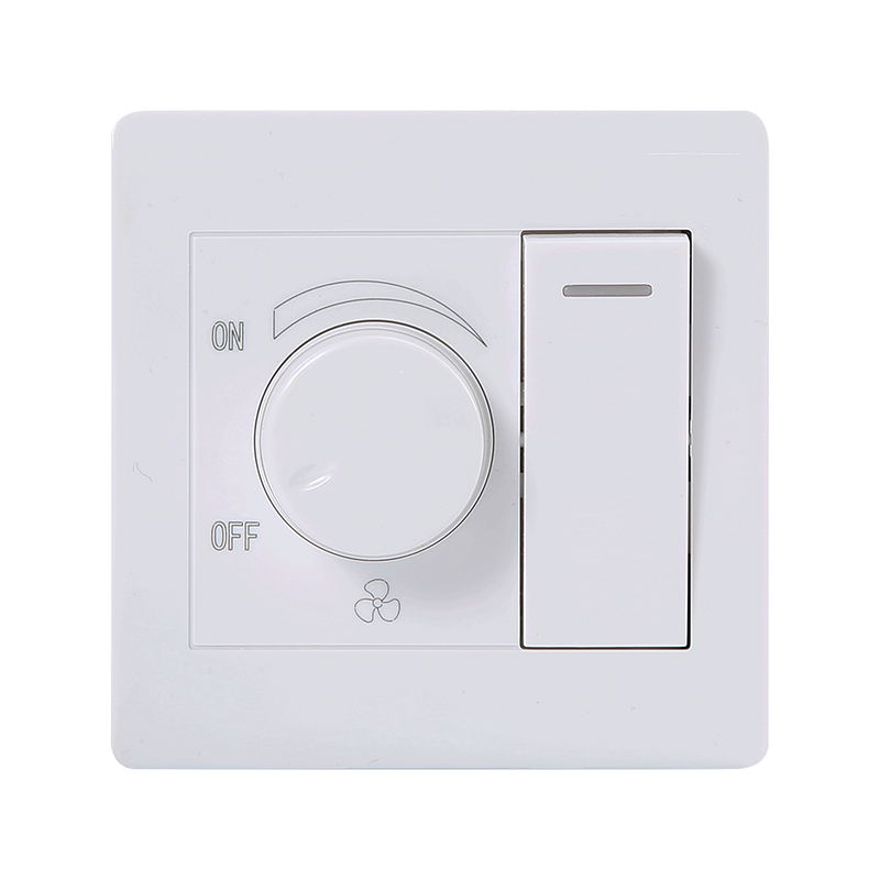 B1 smart fan dimmer 1 gang wall switch rotary knob electrical dimmer  light switch cover