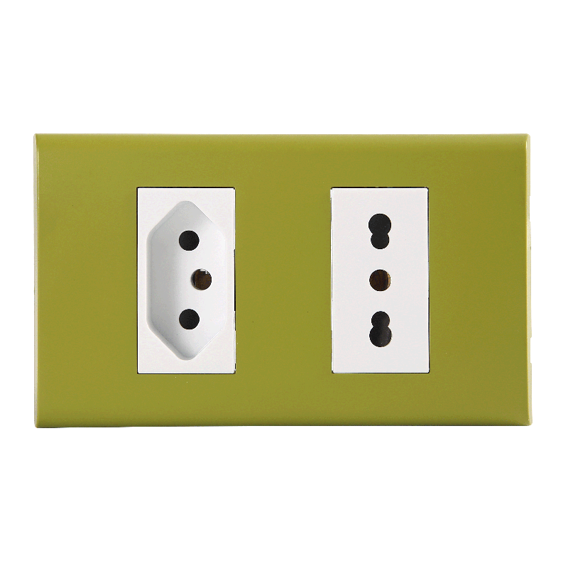 British Standard  Colorful Wall Switch Socket  Stable Work electrical 13A Italy Plug Socket