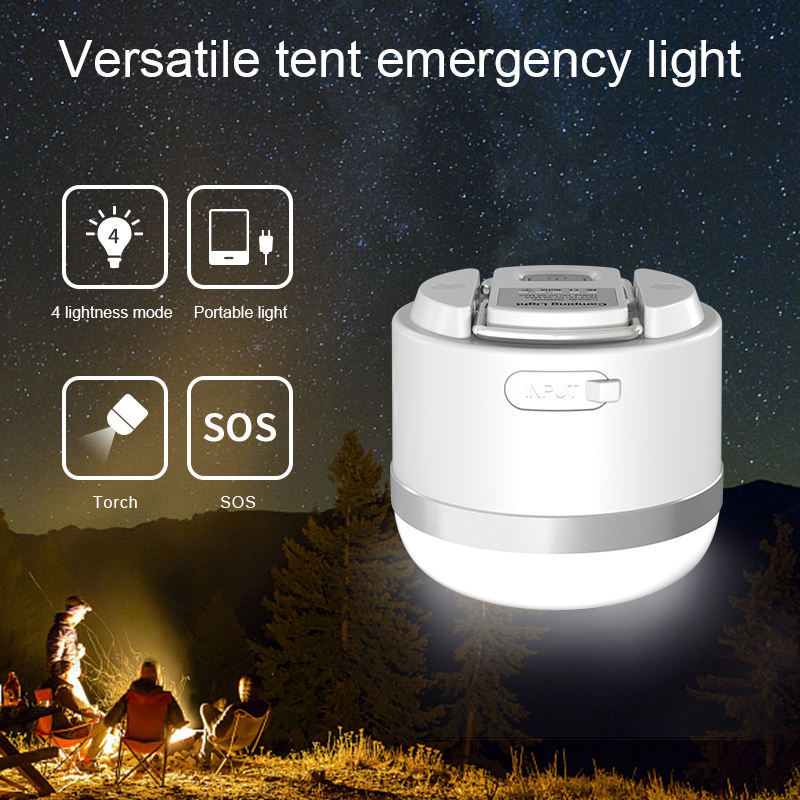 Manufacturer Custom Multifunctional Portable Outdoor Rechargeable LED USB Camping Solar Powered Lantern Night Light