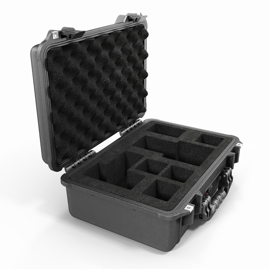 Customization Competitive Price Flight Waterproof Storage Hard Plastic Tool Case Carrying Box with Foam