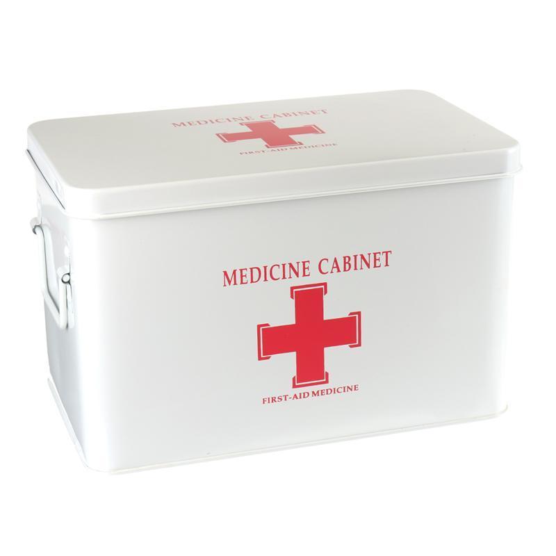 Factory Metal Medicine Lock First Aid Medicine Cabinet Box for Medication Lock Box Wall Mounted Locking