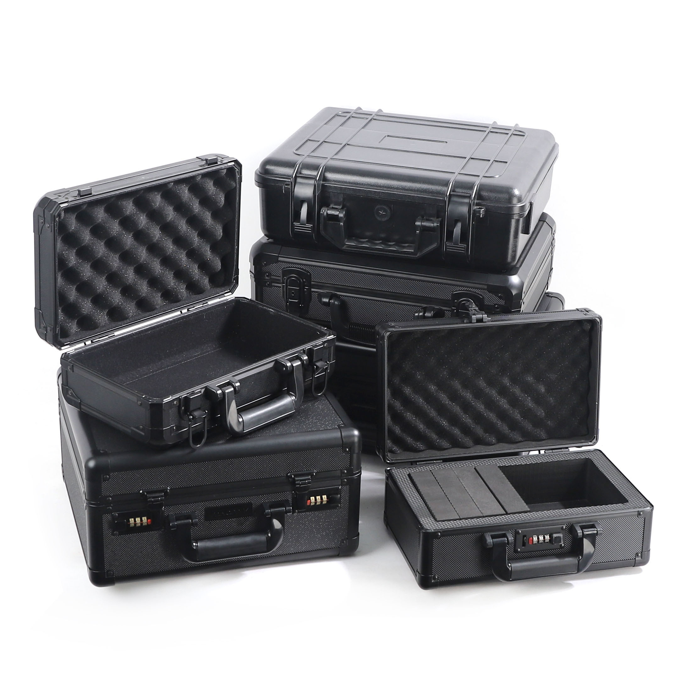 Customization Competitive Price Flight Waterproof Storage Hard Plastic Tool Case Carrying Box with Foam