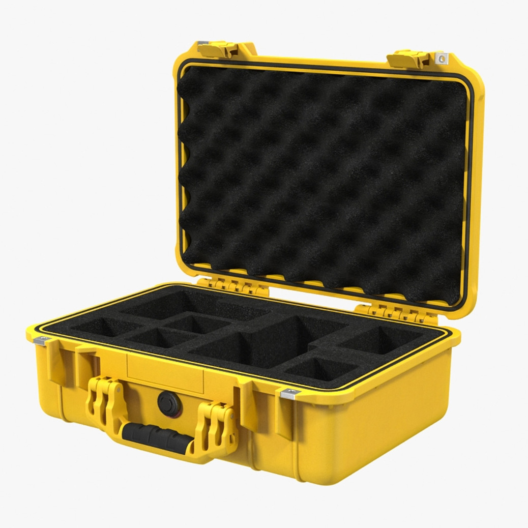 Custom Waterproof Shockproof Outdoor Portable Small Injection Molding Plastic Hard Carrying Travel Case for Electronic Device