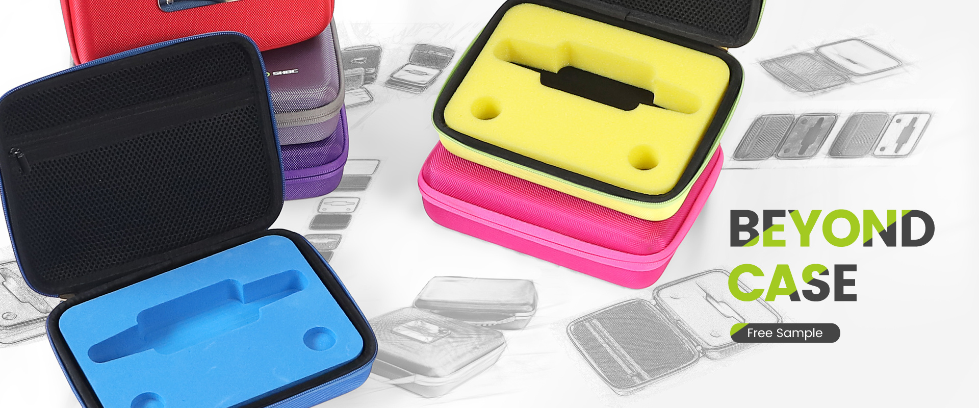 High Quality Carrying Case Protective Storage, Customer EVA Travel Box Hard Foam Case