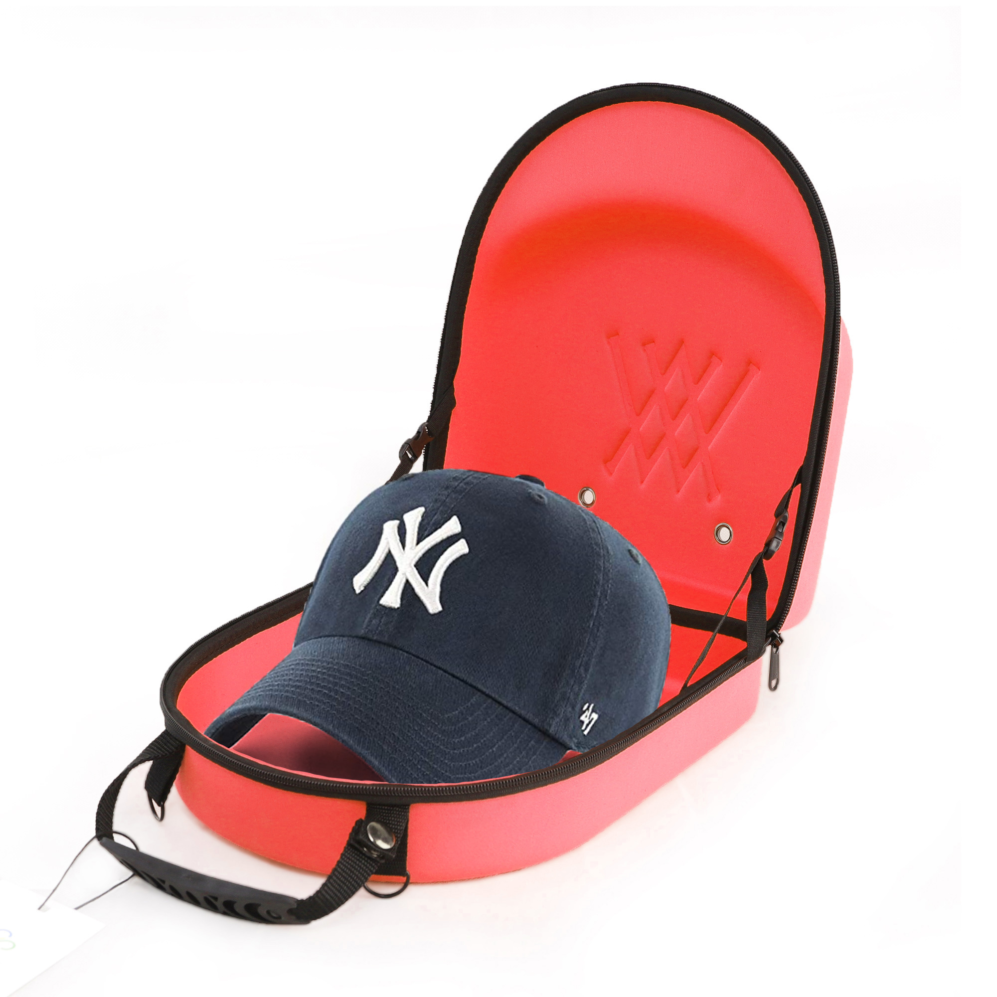 Custom Hat Travel Bag Baseball Portable Hat Storage Boxes, EVA Cap Carry Carrier for Travel Case Bag