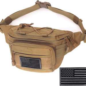 Custom Tactical Fanny Pack, Belt Tactical Waist Bag Hip Belt Bumbag Utility Bags for Outdoor Hiking