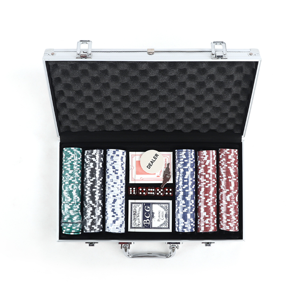 Custom Storage Chips Box Container Las Vegas Casino 300/500/1000 Aluminum Poker Chips Case