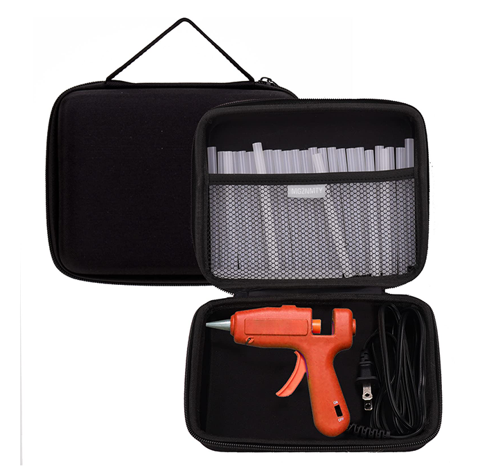 Custom Protective Carrying Protection Waterproof EVA Hard Storage Case For Hot Glue Gun Kit