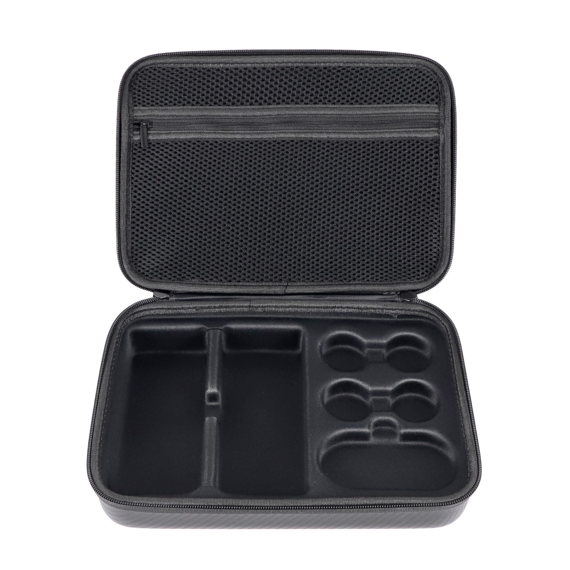 Custom Carbon Fiber Waterproof Small Travel Molded Carrying Storage Hard EVA Case with Foam