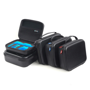 Custom Carbon Fiber Waterproof Small Travel Molded Carrying Storage Hard EVA Case with Foam