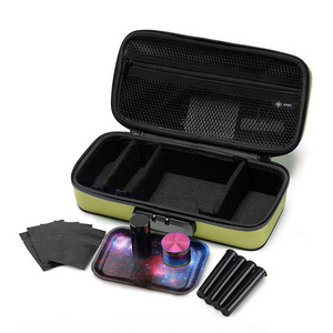 Factory Custom Hidden Carry Smoke Smell Proof EVA Case Carbon Lined Small Smell Proof Ziplock Case Bag