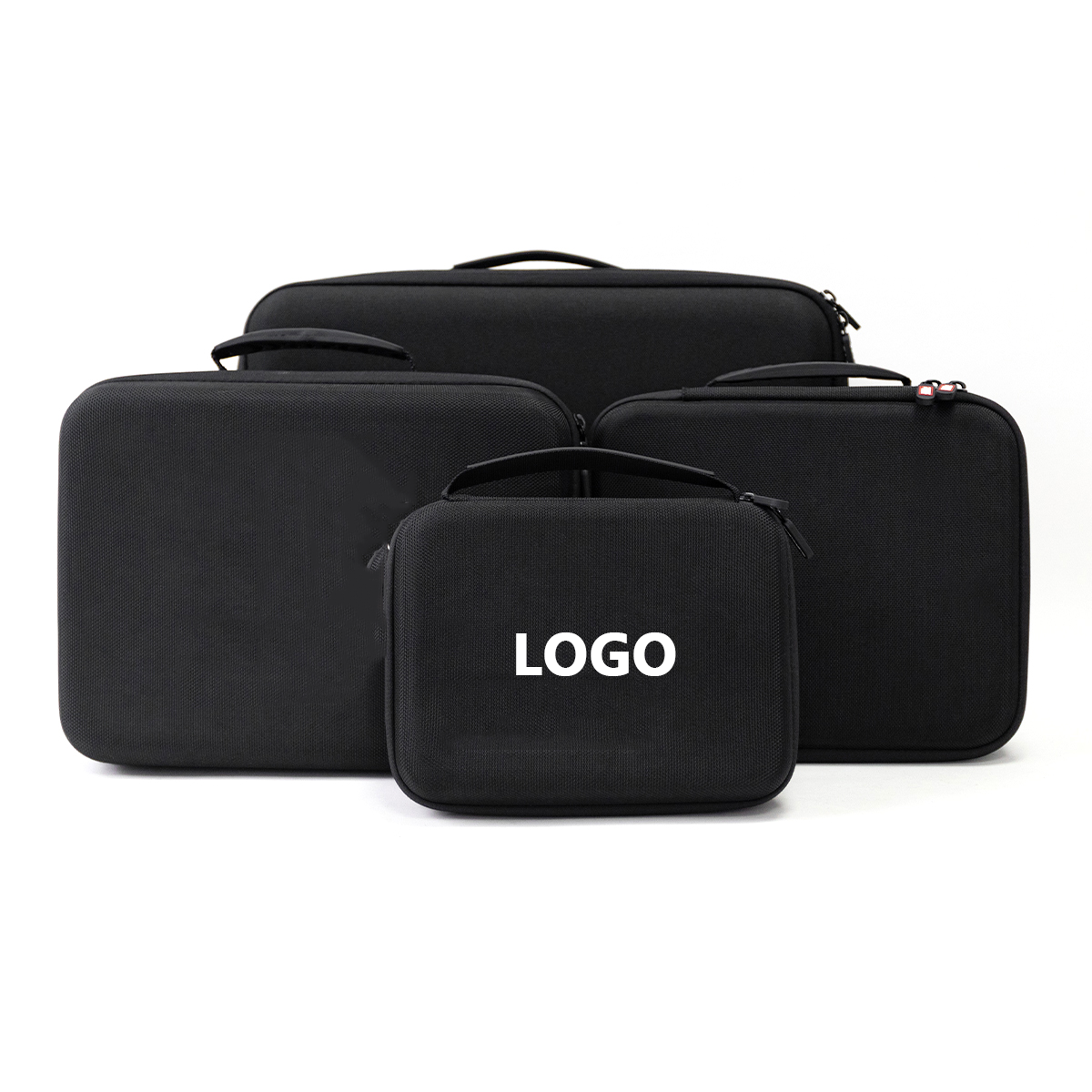 Custom Waterproof Storage Electronic Box With Handle Zipper Travel Hard Tool Carrying EVA Case with Foam