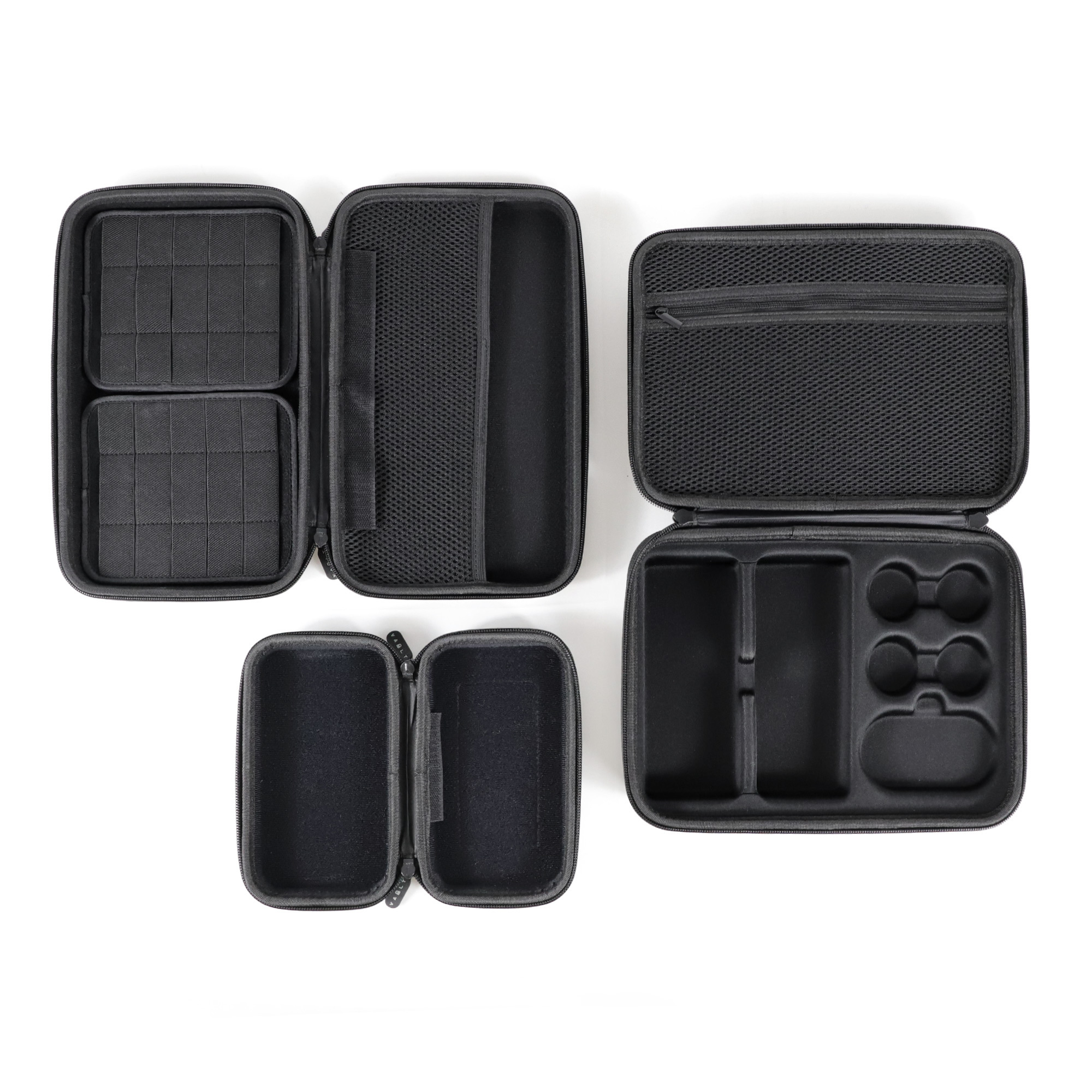 Custom Carbon Fiber Waterproof Small Travel Molded Carrying Storage Hard EVA Case with Foam