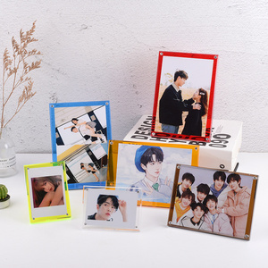 Acrylic table magnetic photo frame Desktop display clear frame for 2*3/3*4/3*5/4*6 inch